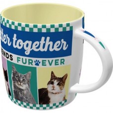 Better Together Friends Fur-Ever Mug - Cats